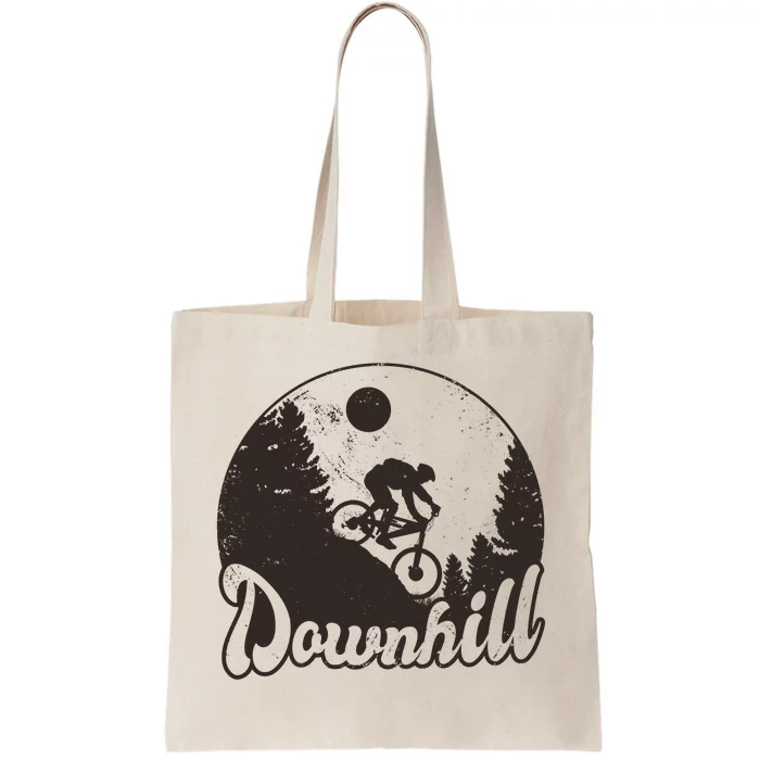 Downhill Biking Vintage Tote Bag