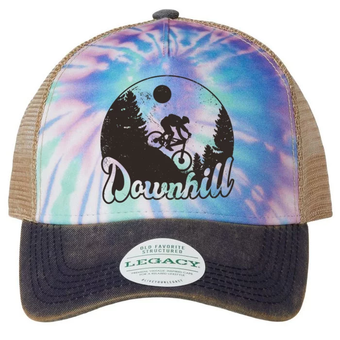 Downhill Biking Vintage Legacy Tie Dye Trucker Hat