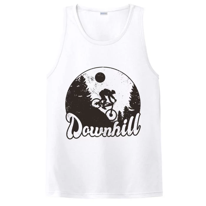 Downhill Biking Vintage Performance Tank