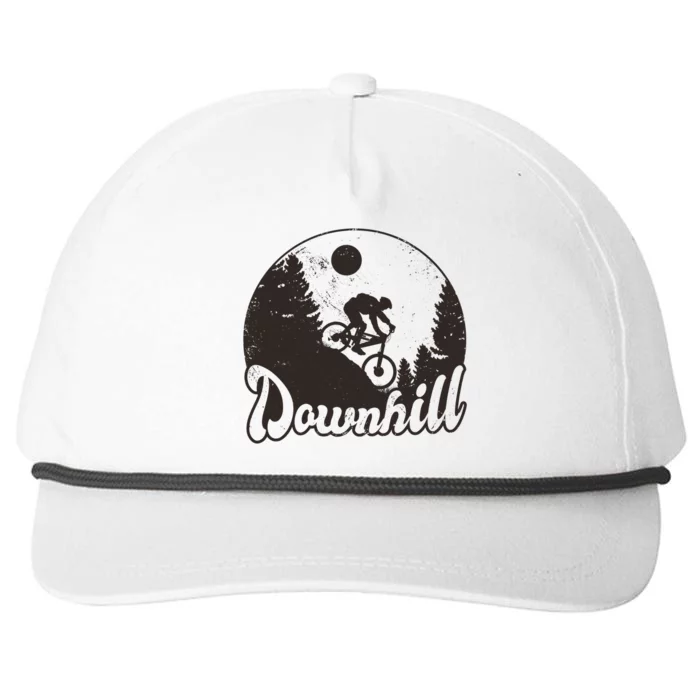 Downhill Biking Vintage Snapback Five-Panel Rope Hat