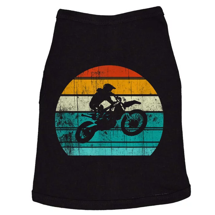 Dirt Bikes Vintage Gift Motocross Motorcycle Retro Doggie Tank