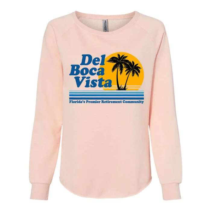 Del Boca Vista Womens California Wash Sweatshirt