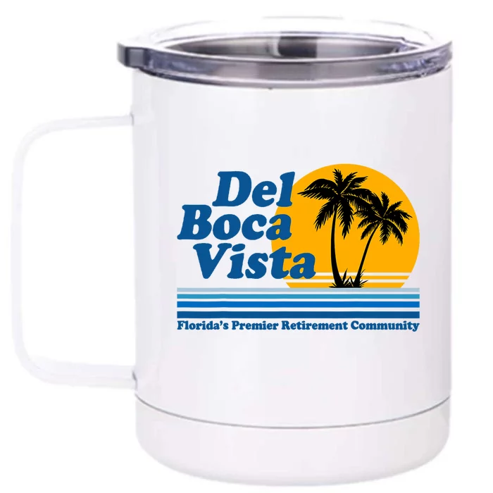 Del Boca Vista Front & Back 12oz Stainless Steel Tumbler Cup