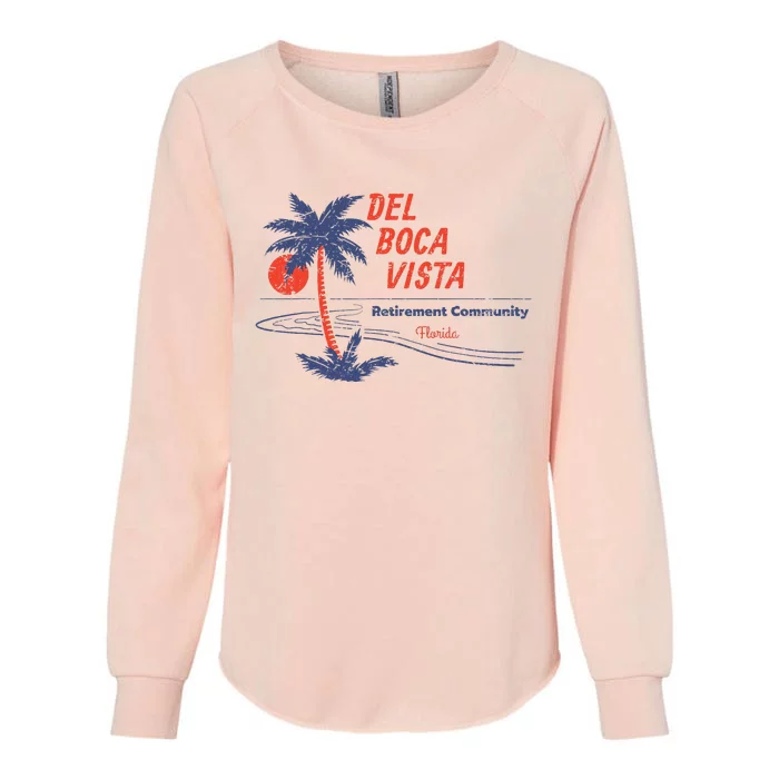 Del Boca Vista Womens California Wash Sweatshirt