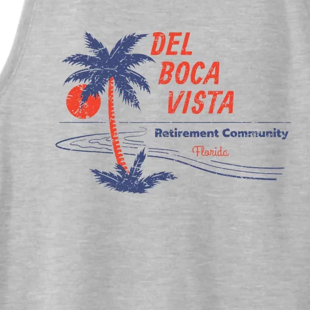 Del Boca Vista Ladies Tri-Blend Wicking Tank