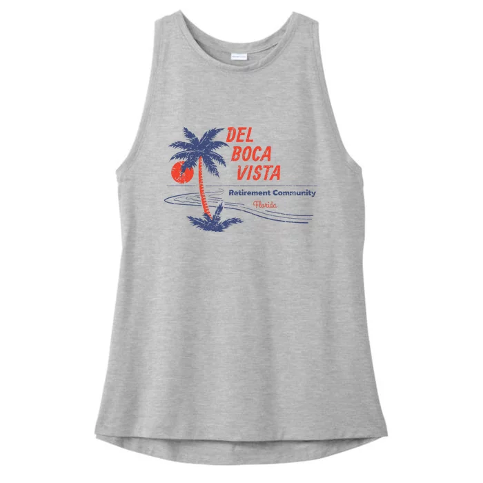 Del Boca Vista Ladies Tri-Blend Wicking Tank