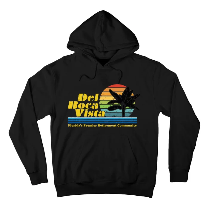 Del Boca Vista Retiret Community Funny Novelty Design Hoodie