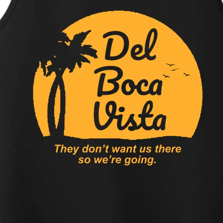 Del Boca Vista Florida We're Going Performance Tank