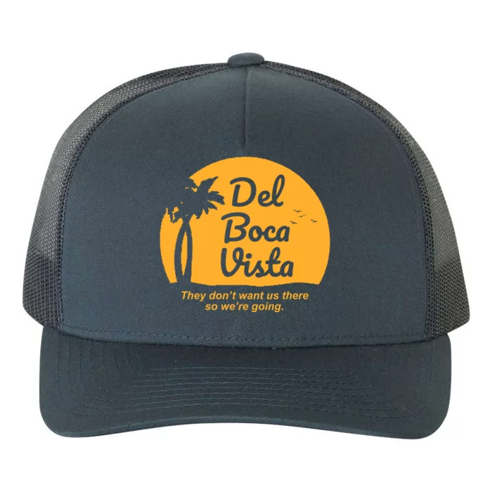 Del Boca Vista Florida We're Going Yupoong Adult 5-Panel Trucker Hat