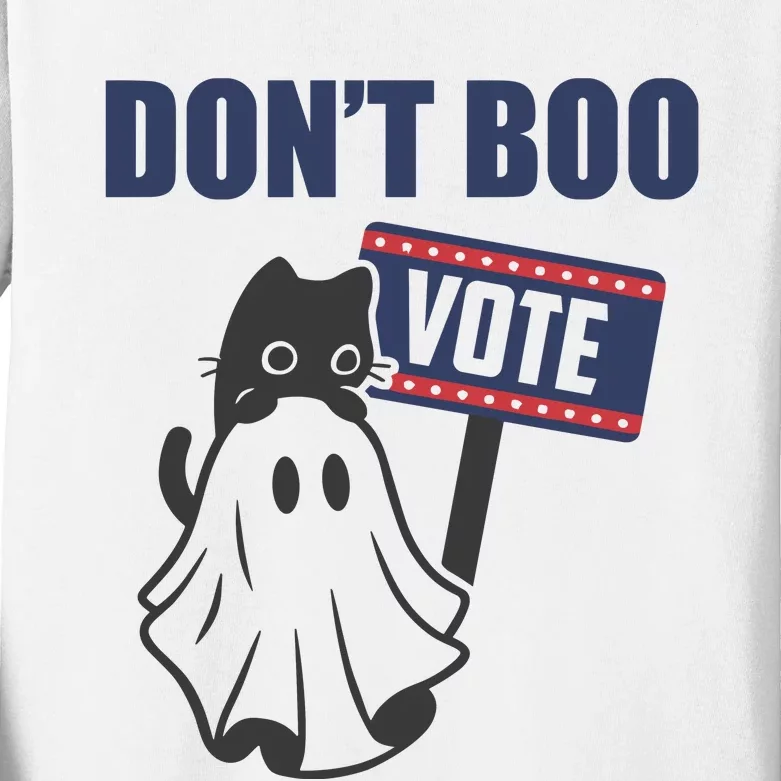 DonT Boo Vote Kids Long Sleeve Shirt