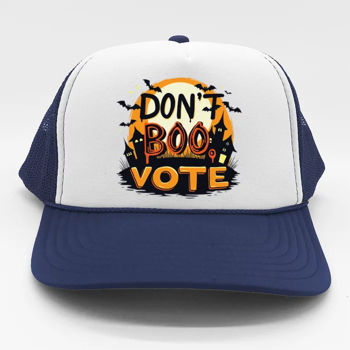 DonT Boo Vote Halloween Trucker Hat