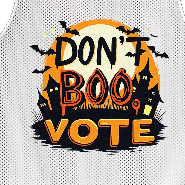 DonT Boo Vote Halloween Mesh Reversible Basketball Jersey Tank