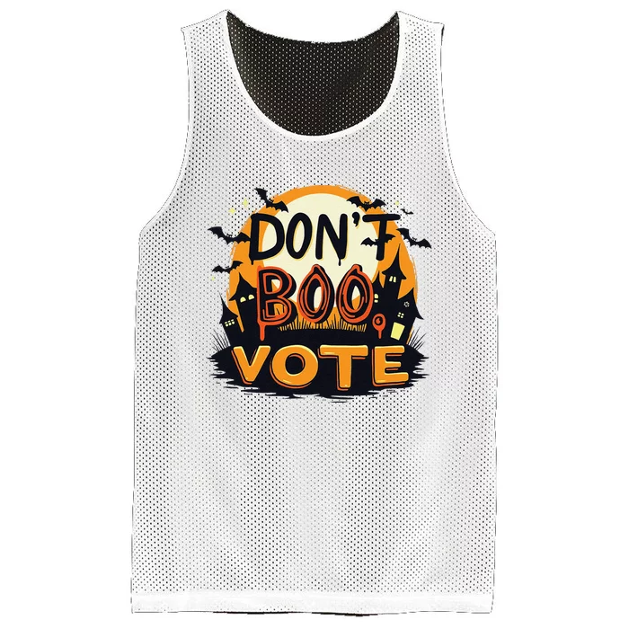 DonT Boo Vote Halloween Mesh Reversible Basketball Jersey Tank