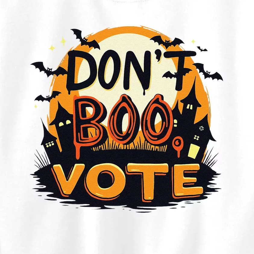 DonT Boo Vote Halloween Kids Sweatshirt