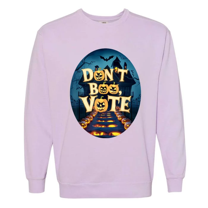 DonT Boo Vote Funny Halloween Garment-Dyed Sweatshirt