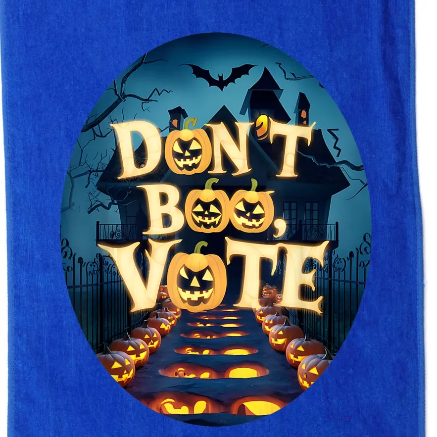 DonT Boo Vote Funny Halloween Platinum Collection Golf Towel