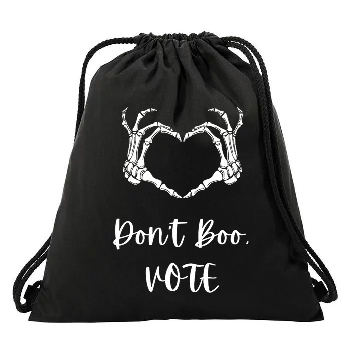 Dont Boo Vote Halloween 2024 Election Drawstring Bag