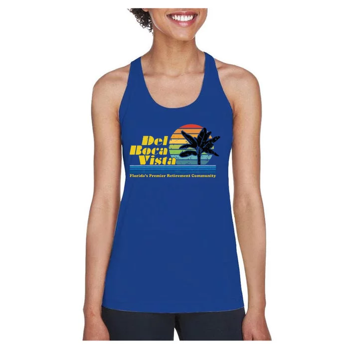 Del Boca Vista Retirement Community Women's Racerback Tank