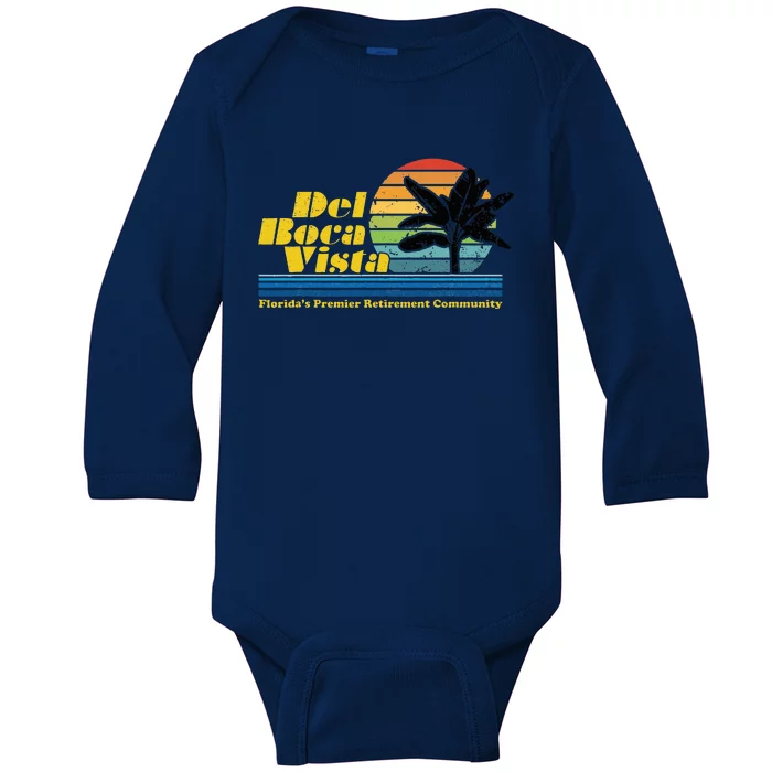 Del Boca Vista Retirement Community Baby Long Sleeve Bodysuit