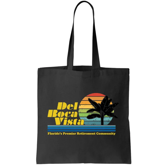 Del Boca Vista Retirement Community Funny Novelty Design Tote Bag