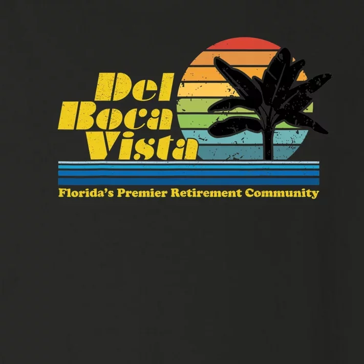 Del Boca Vista Retirement Community Funny Novelty Design Toddler Long Sleeve Shirt