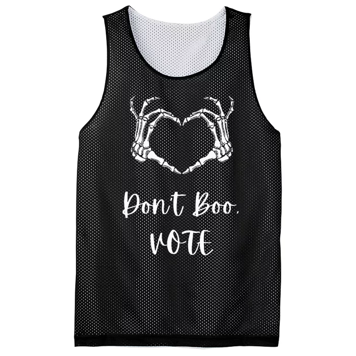 Dont Boo Vote Halloween 2024 Election Mesh Reversible Basketball Jersey Tank