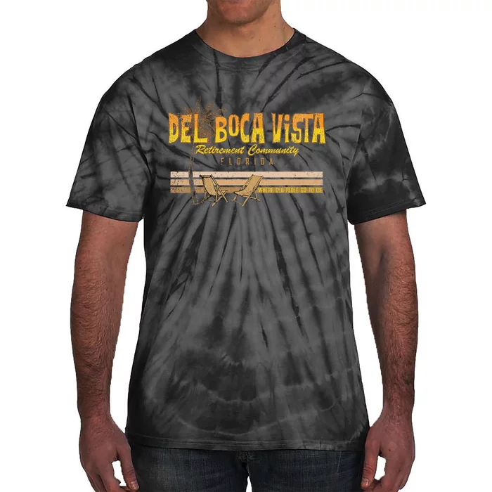 Del Boca Vista Retirement Florida Summer Tie-Dye T-Shirt