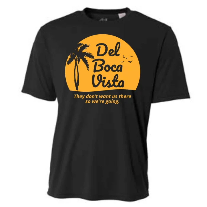 Del Boca Vista Retirement Community Funny Cooling Performance Crew T-Shirt