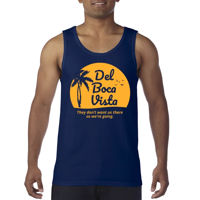 Del Boca Vista Retirement Community Funny Tank Top