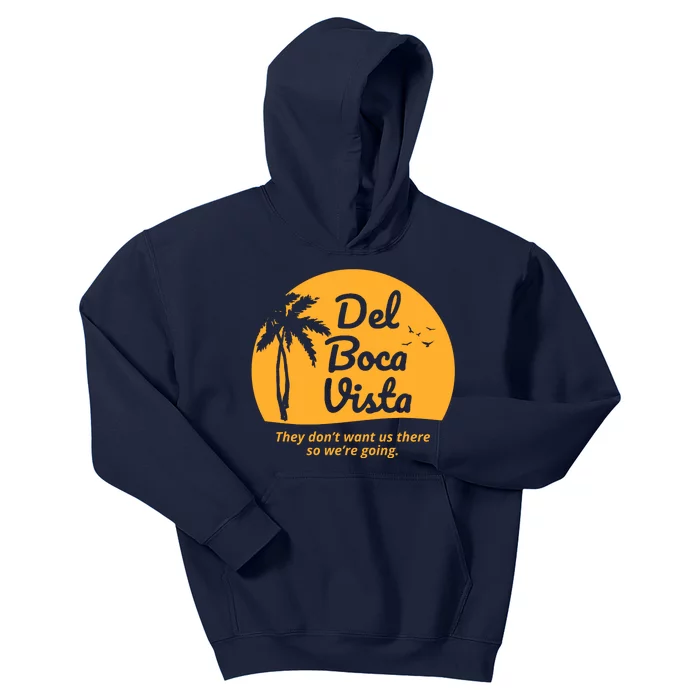 Del Boca Vista Retirement Community Funny Kids Hoodie