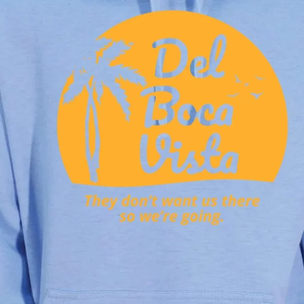 Del Boca Vista Retirement Community Funny Unisex Surf Hoodie