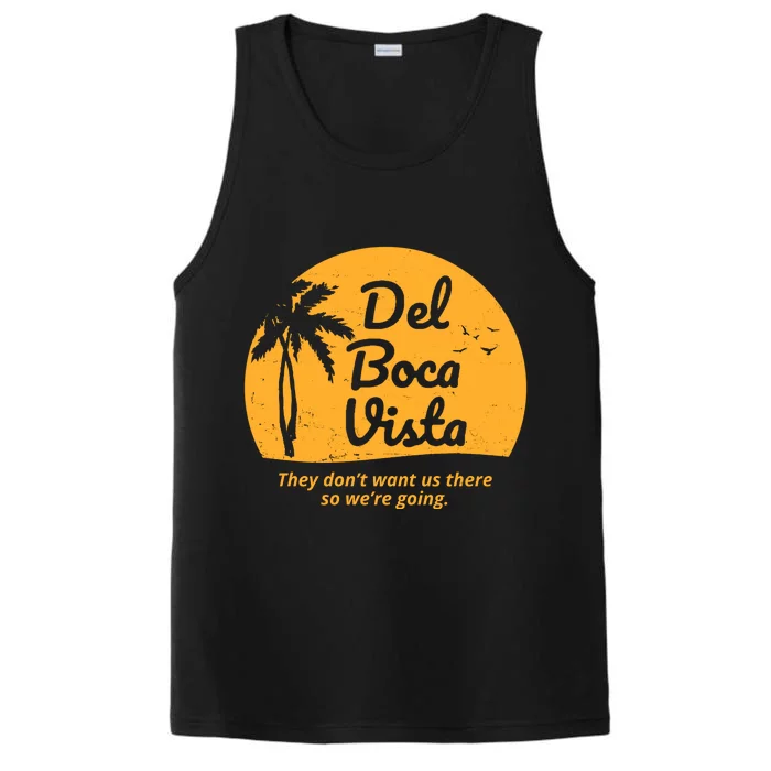 Del Boca Vista Retirement Community Vintage Performance Tank