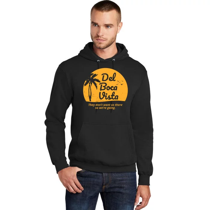 Del Boca Vista Retirement Community Vintage Tall Hoodie