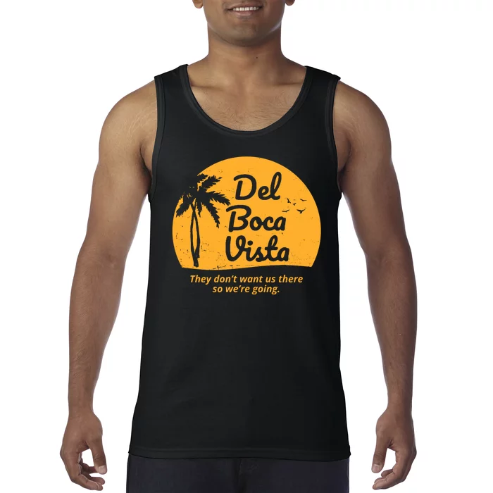 Del Boca Vista Retirement Community Vintage Tank Top