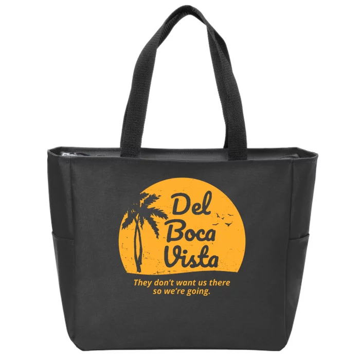 Del Boca Vista Retirement Community Vintage Zip Tote Bag