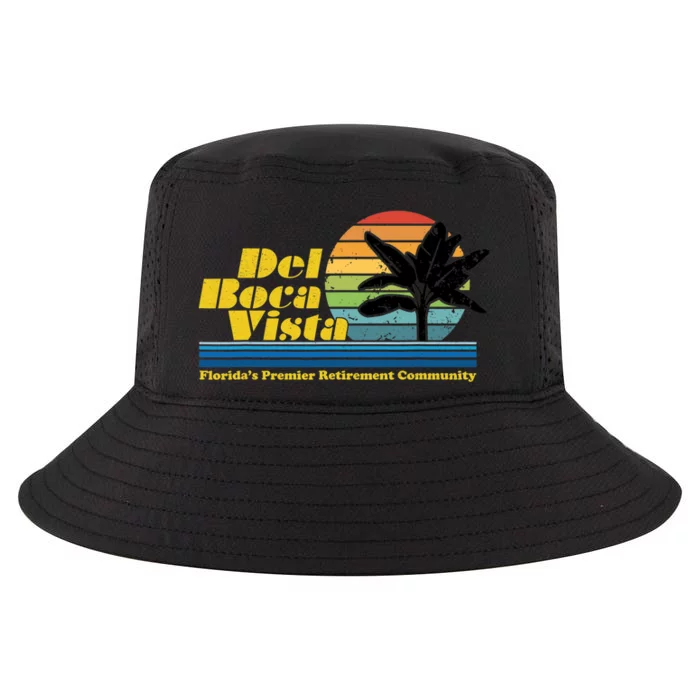 Del Boca Vista Retirement Community Funny Novelty Design Cool Comfort Performance Bucket Hat