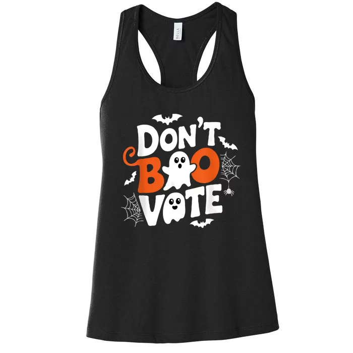 DonT Boo Vote Halloween Gifts Ideas Women's Racerback Tank