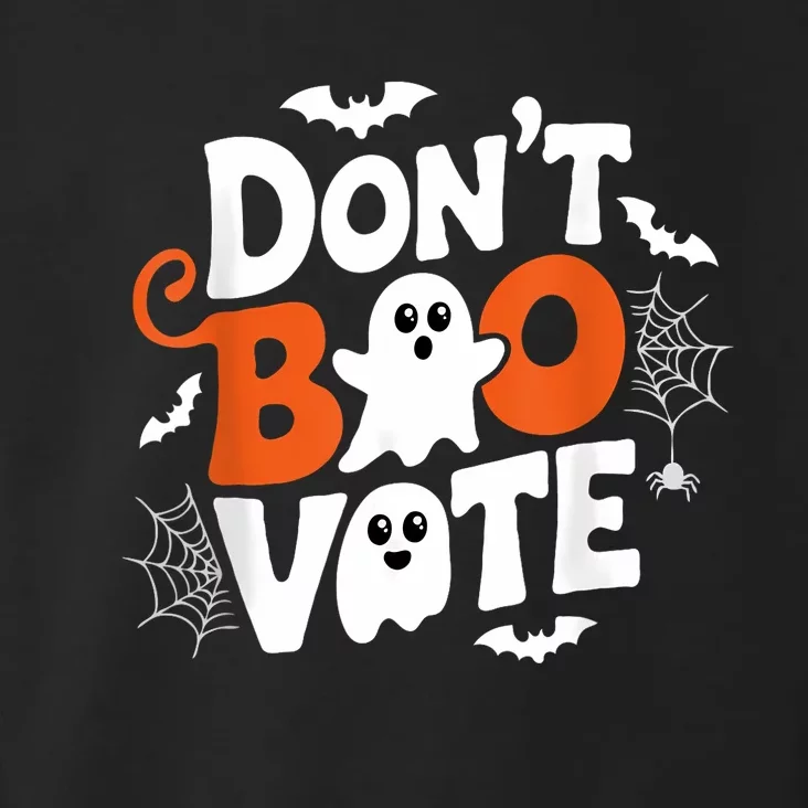 DonT Boo Vote Halloween Gifts Ideas Toddler Hoodie