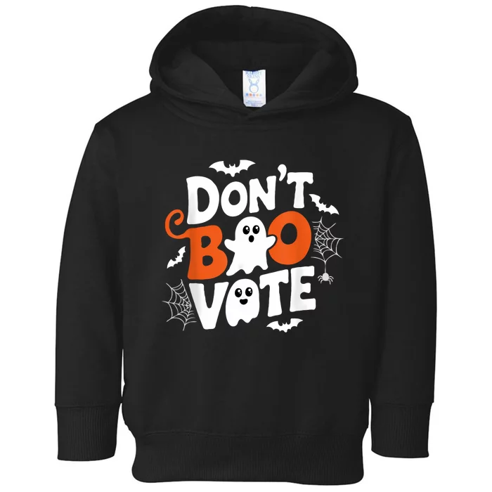 DonT Boo Vote Halloween Gifts Ideas Toddler Hoodie