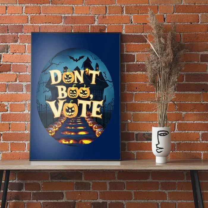 DonT Boo Vote Poster