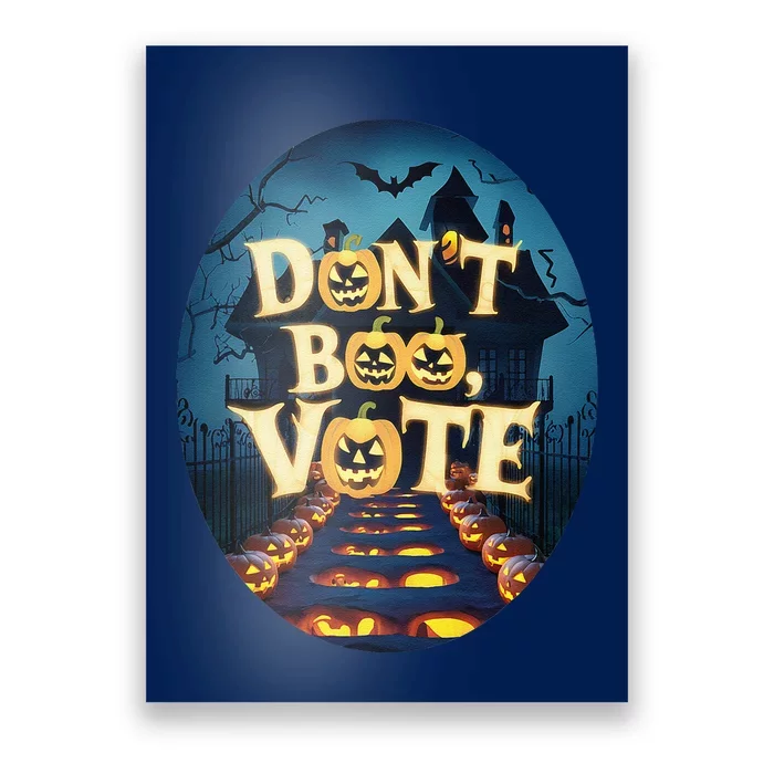 DonT Boo Vote Poster