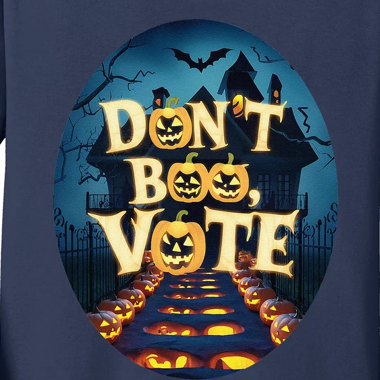 DonT Boo Vote Kids Long Sleeve Shirt