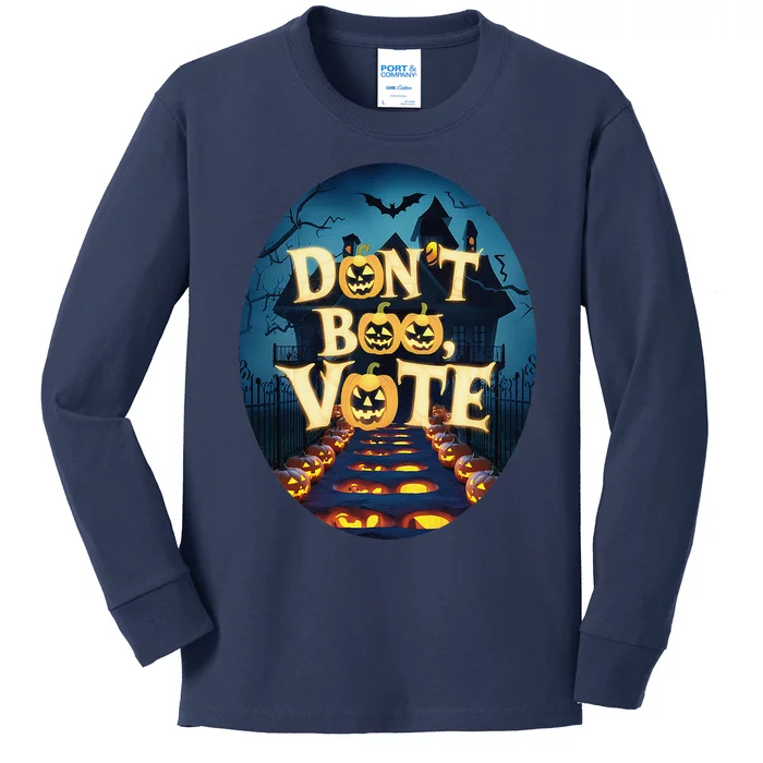 DonT Boo Vote Kids Long Sleeve Shirt