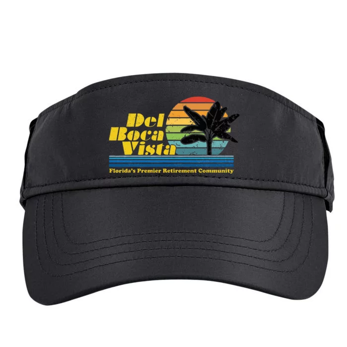 Del Boca Vista Retirement Community Funny Novelty Adult Drive Performance Visor