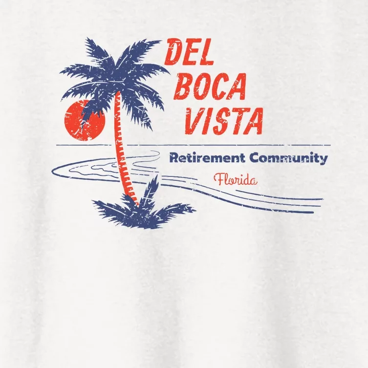 Del Boca Vista Women's Crop Top Tee