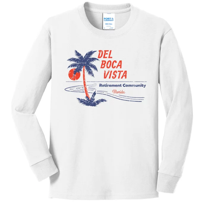 Del Boca Vista Kids Long Sleeve Shirt