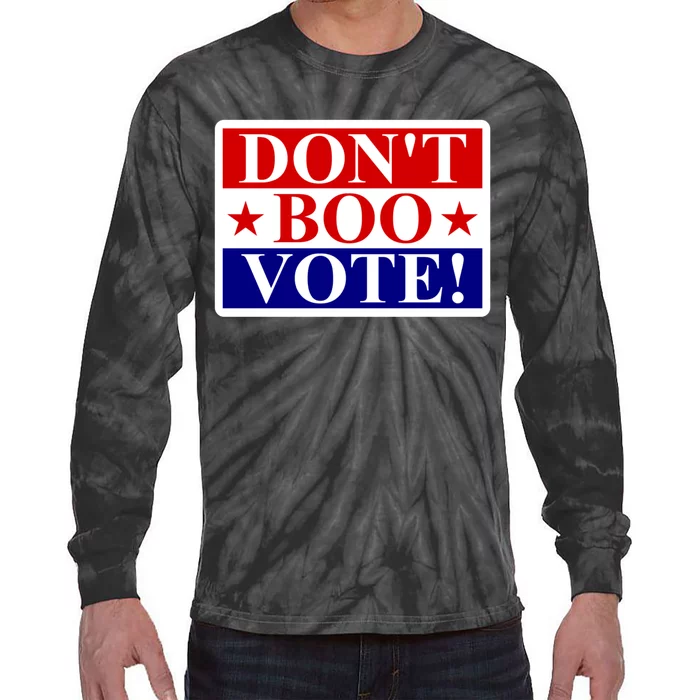 DonT Boo Vote Tie-Dye Long Sleeve Shirt