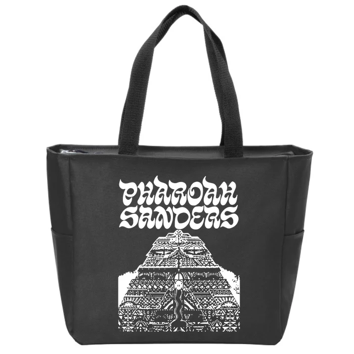 Daniel Bromfield Wearing Pharoah Sanders Zip Tote Bag