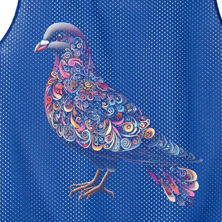 Dove Bird Watching Birder Birdwatching Nature Lover Gift Mesh Reversible Basketball Jersey Tank