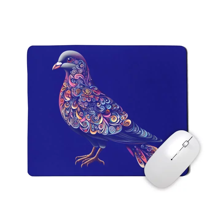 Dove Bird Watching Birder Birdwatching Nature Lover Gift Mousepad